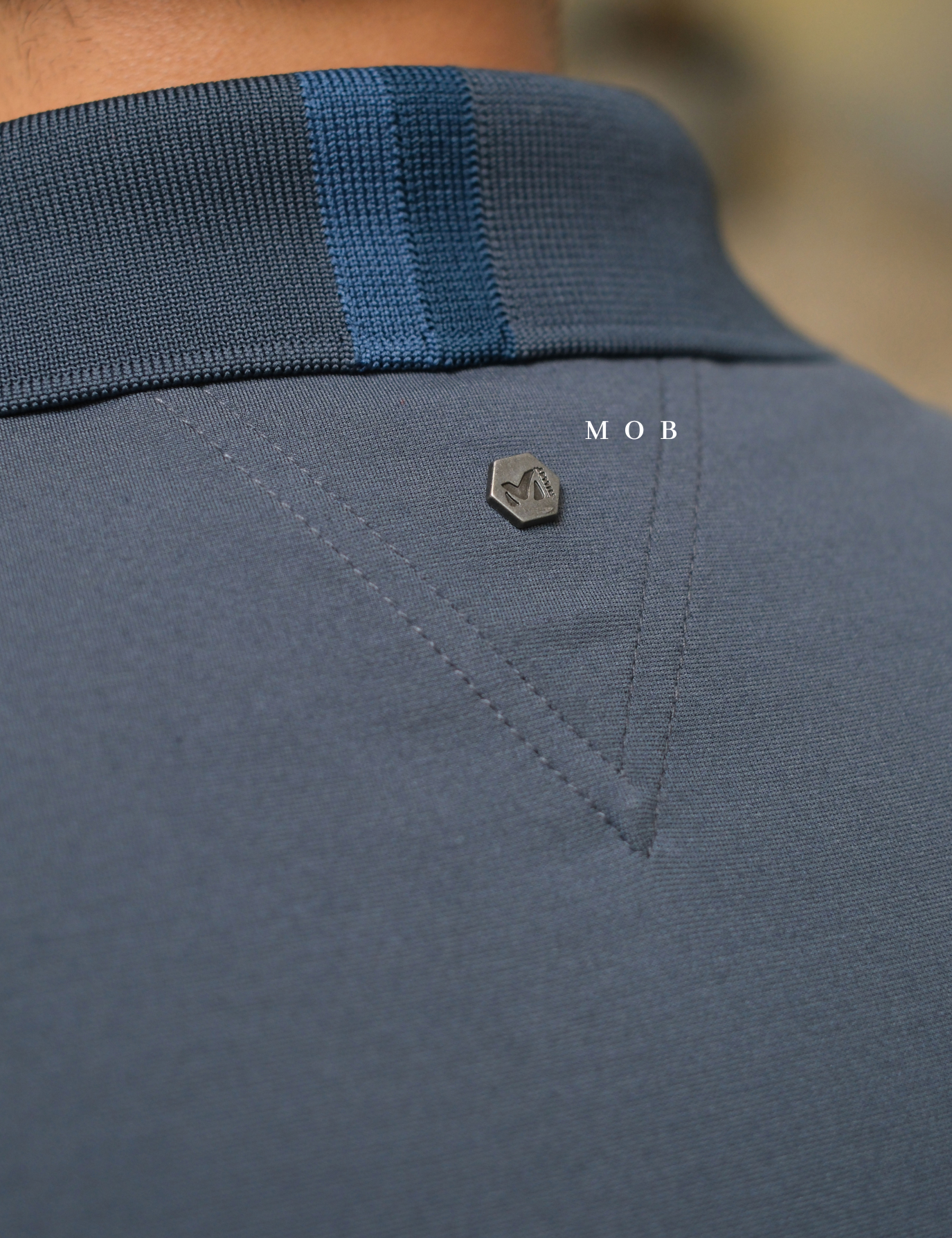MIL01SSP001-002 Performance SS Polo Midnight Slate