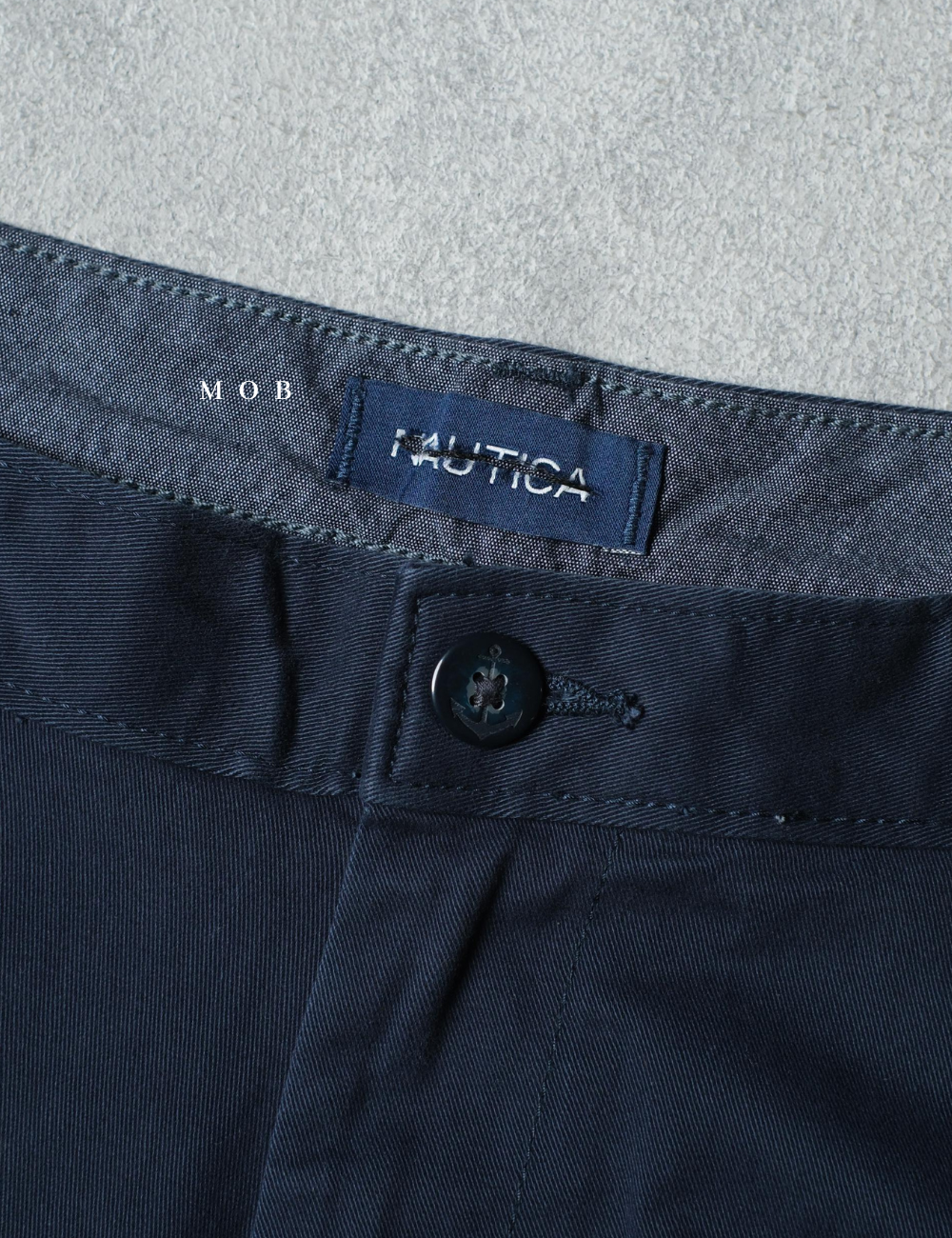 NTSR01002A Stretch Deck Short Navy