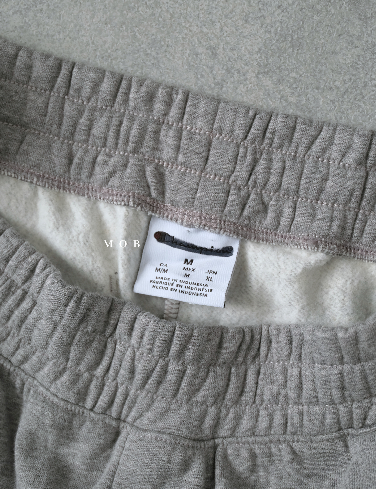 CHMPJP1201B OG Fleece Jogger Heather Grey