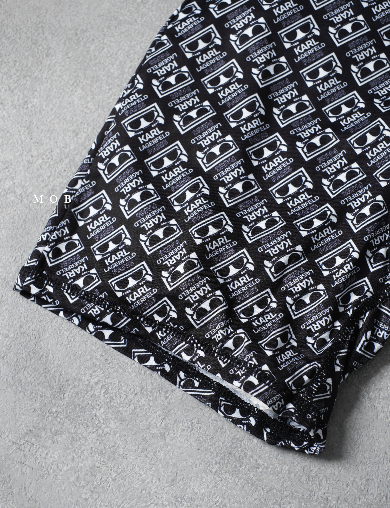 KRLB01023 Paris Ikon Karl Flat Head Boxer Black