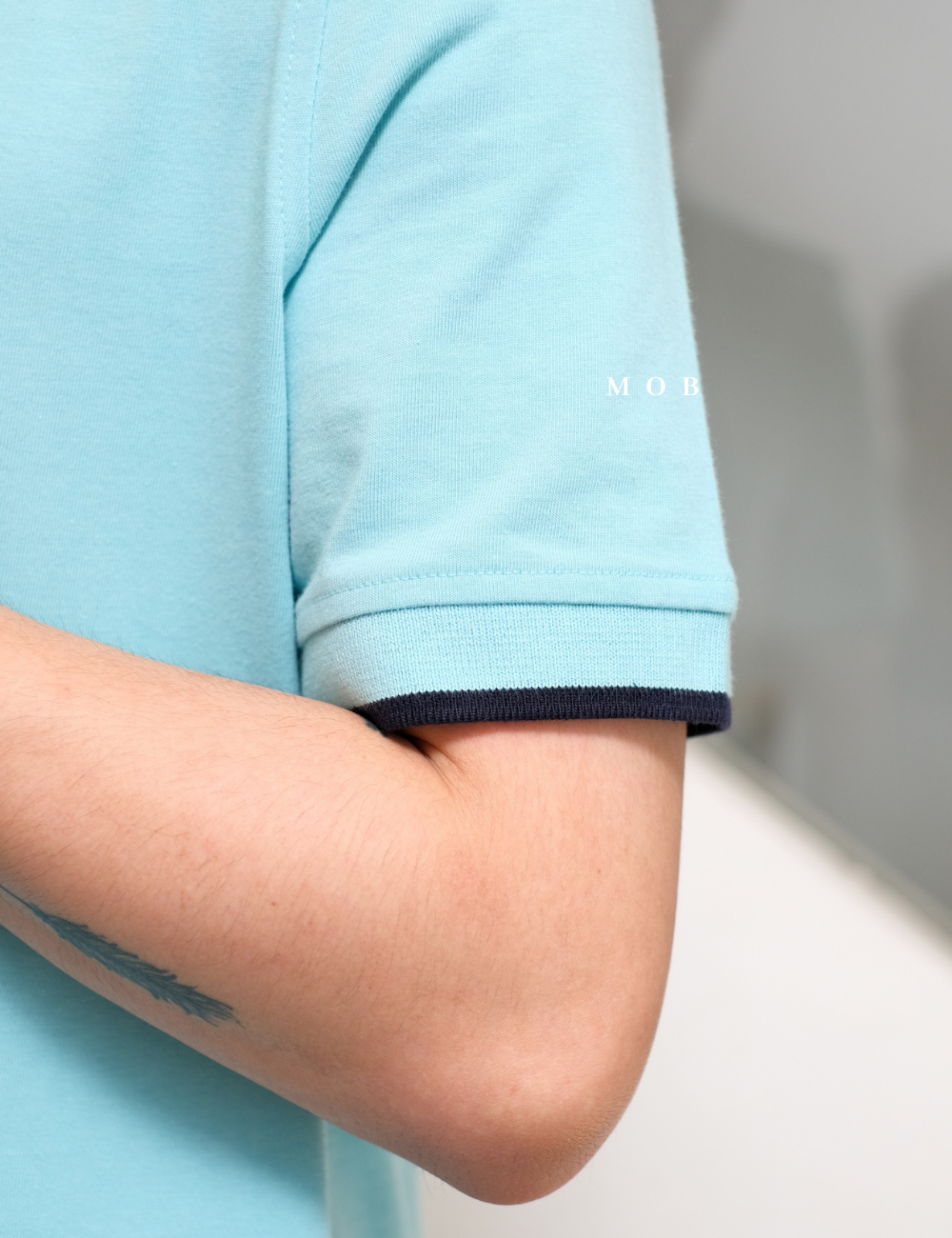 NTPS04003 Soft Cotton Classic Polo Light Blue