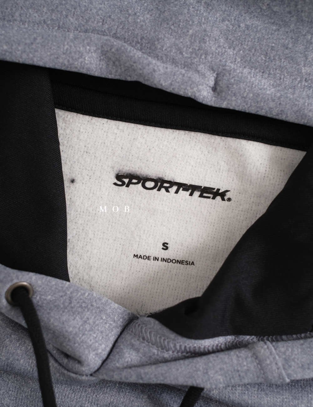 STHOD04001 Tech Fleece Colorblock Hoodie Blue Grey Black
