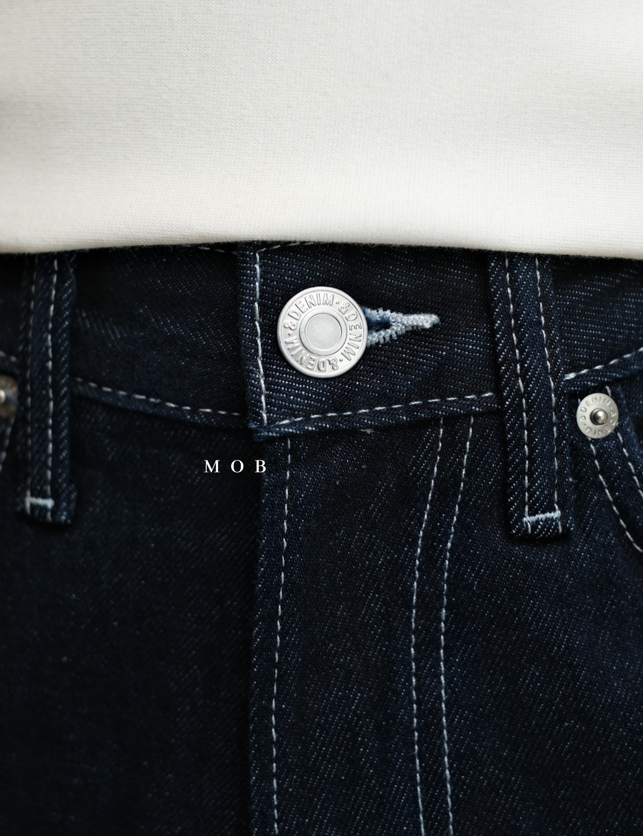 HMPT11001 Loose Jeans Dark Indigo 