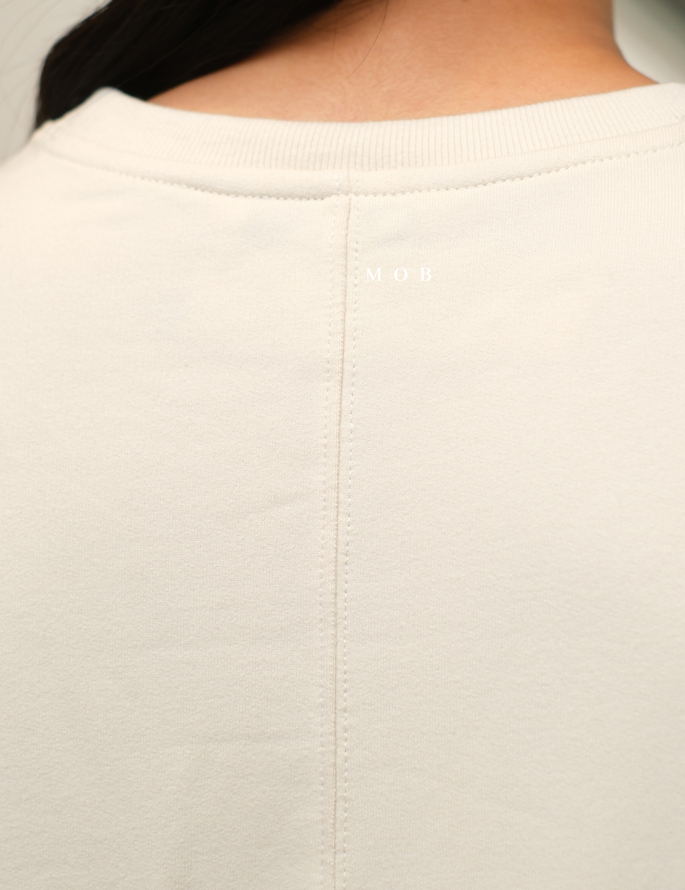 ATHSW01003D Retroterry Crewneck Sweatshirt Beige