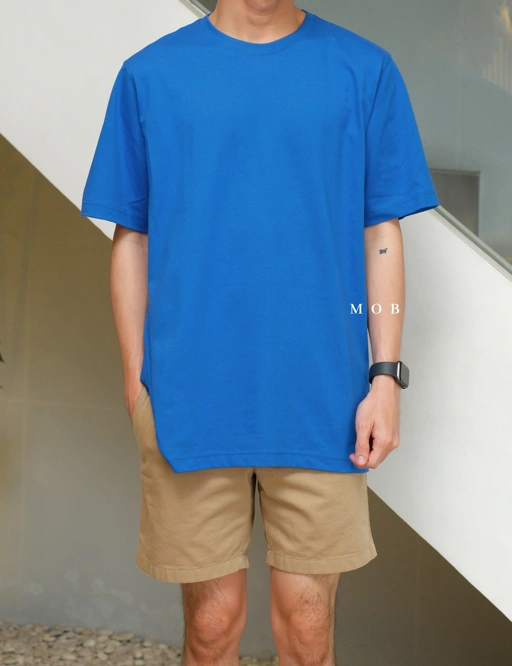 Image of LESST01007 Basic Super SS T-Shirt Dark Blue