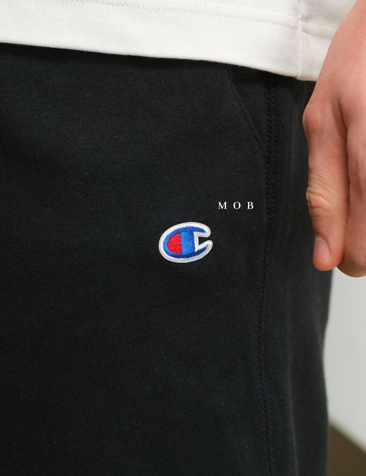 CHMPJP1202B Heavyweight Fleece Jogger Black