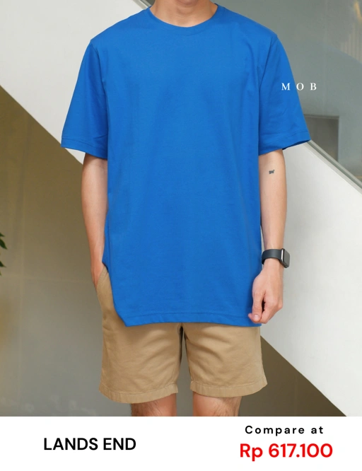 Image of LESST01007 Basic Super SS T-Shirt Dark Blue