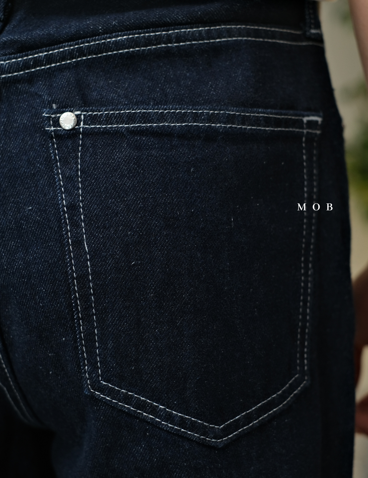 HMPT11001 Loose Jeans Dark Indigo 