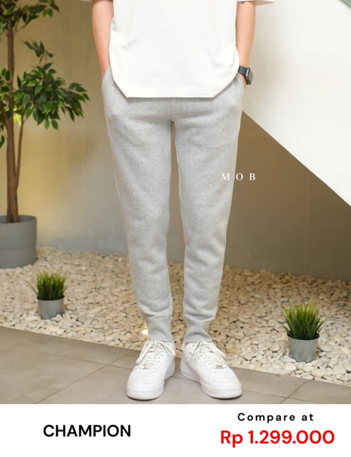CHMPJP1501C Basic Terry Jogger Heather Grey