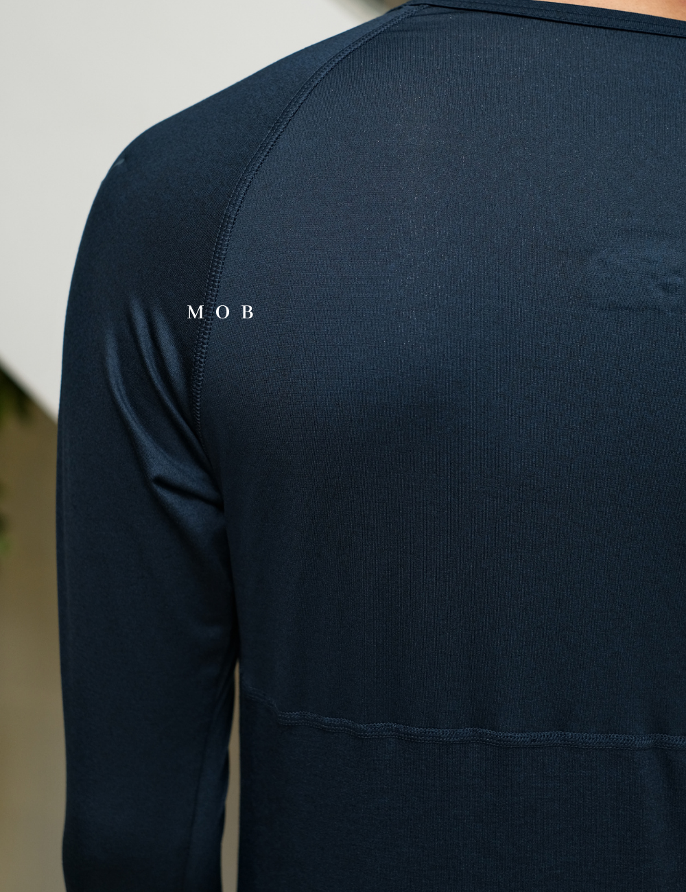 PMBL01006 Warmcell Thermal Baselayer Sportswear Logo Coastal Green