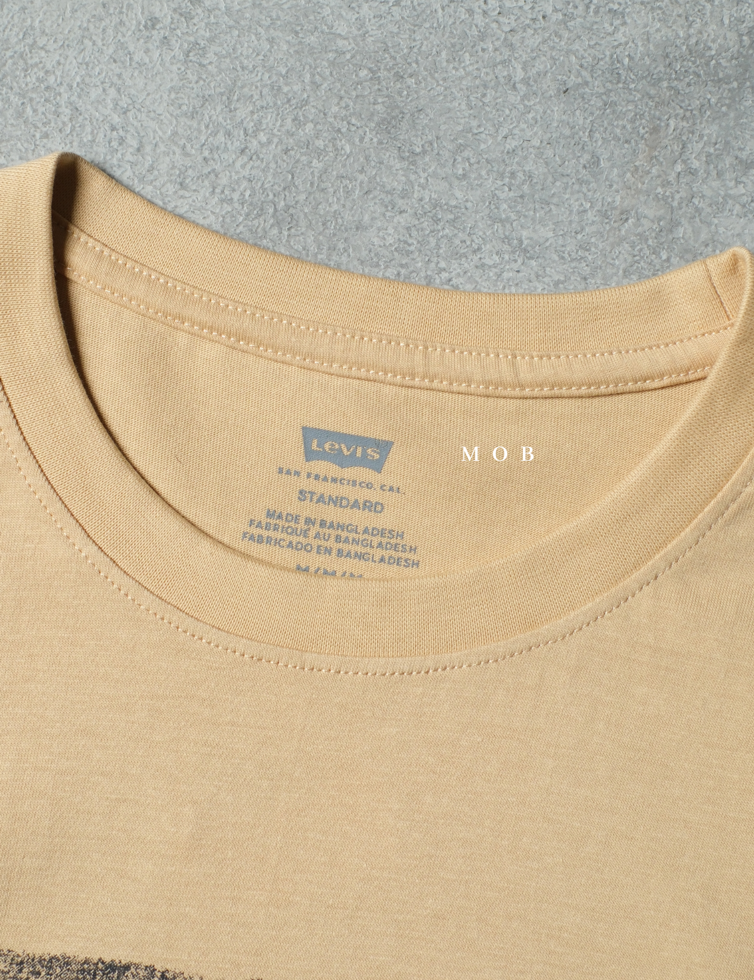 LVSSST01004A Casual Logo SS Tee Calm Yellow