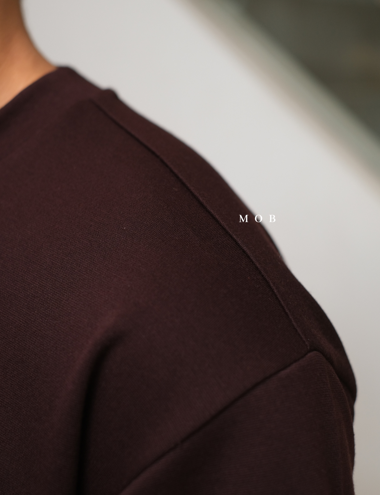 ARK01SST065 Structure Boxy Tee Wine