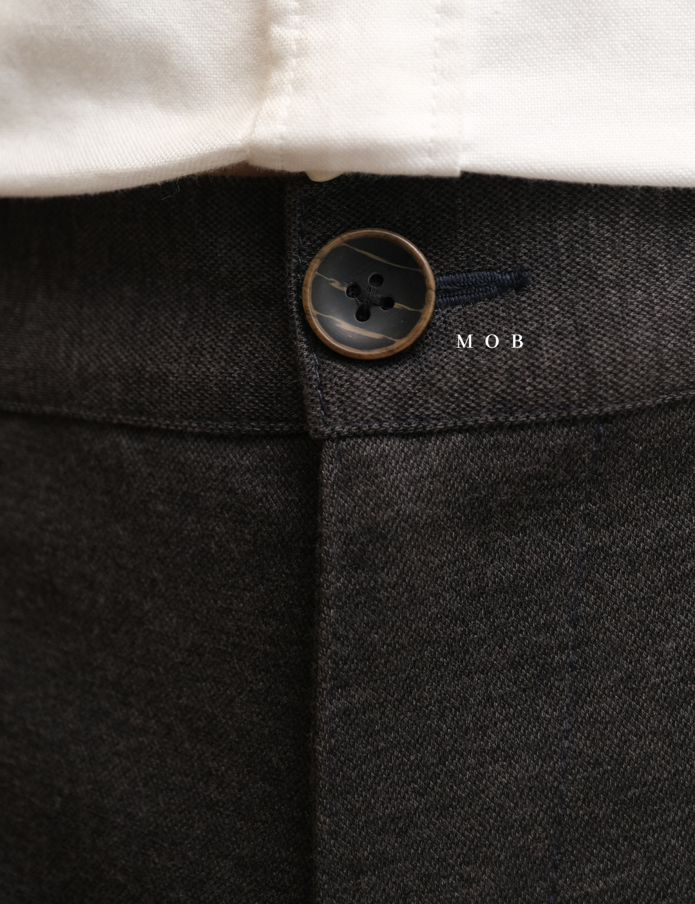 TTPT01001B Travis Slim Chino Trousers Dark Grey (29 ONLY)