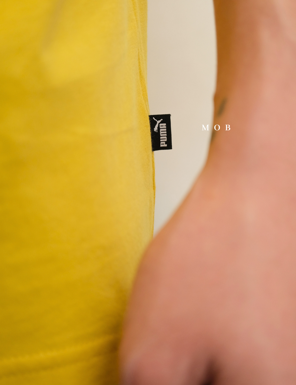 PMSST09001A Summer Graphic Letter Print SS Tee Yellow 
