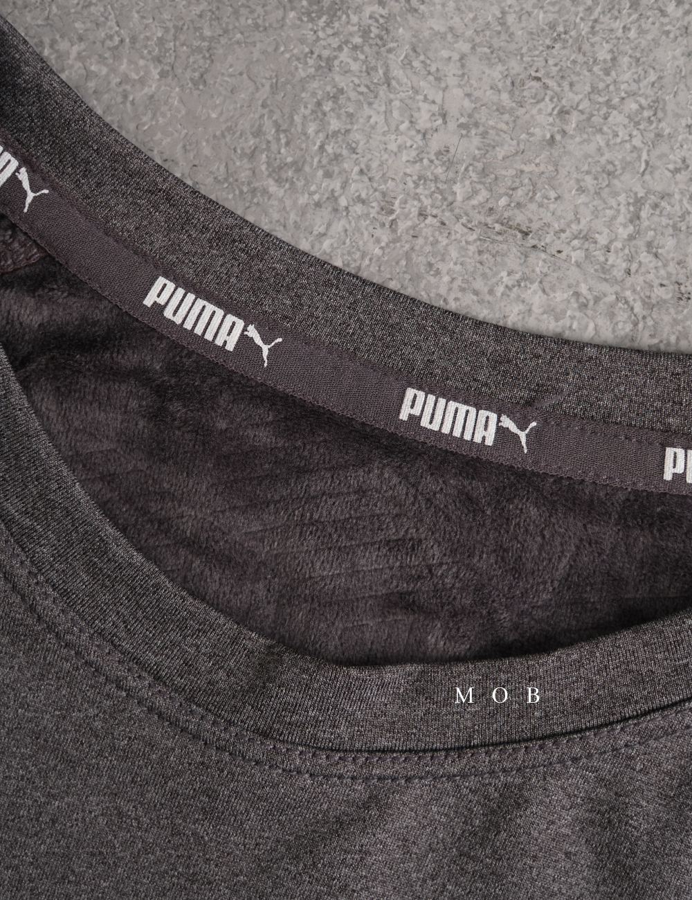 PMBL02001B Warmcell Baselayer Small Logo Grey Misty
