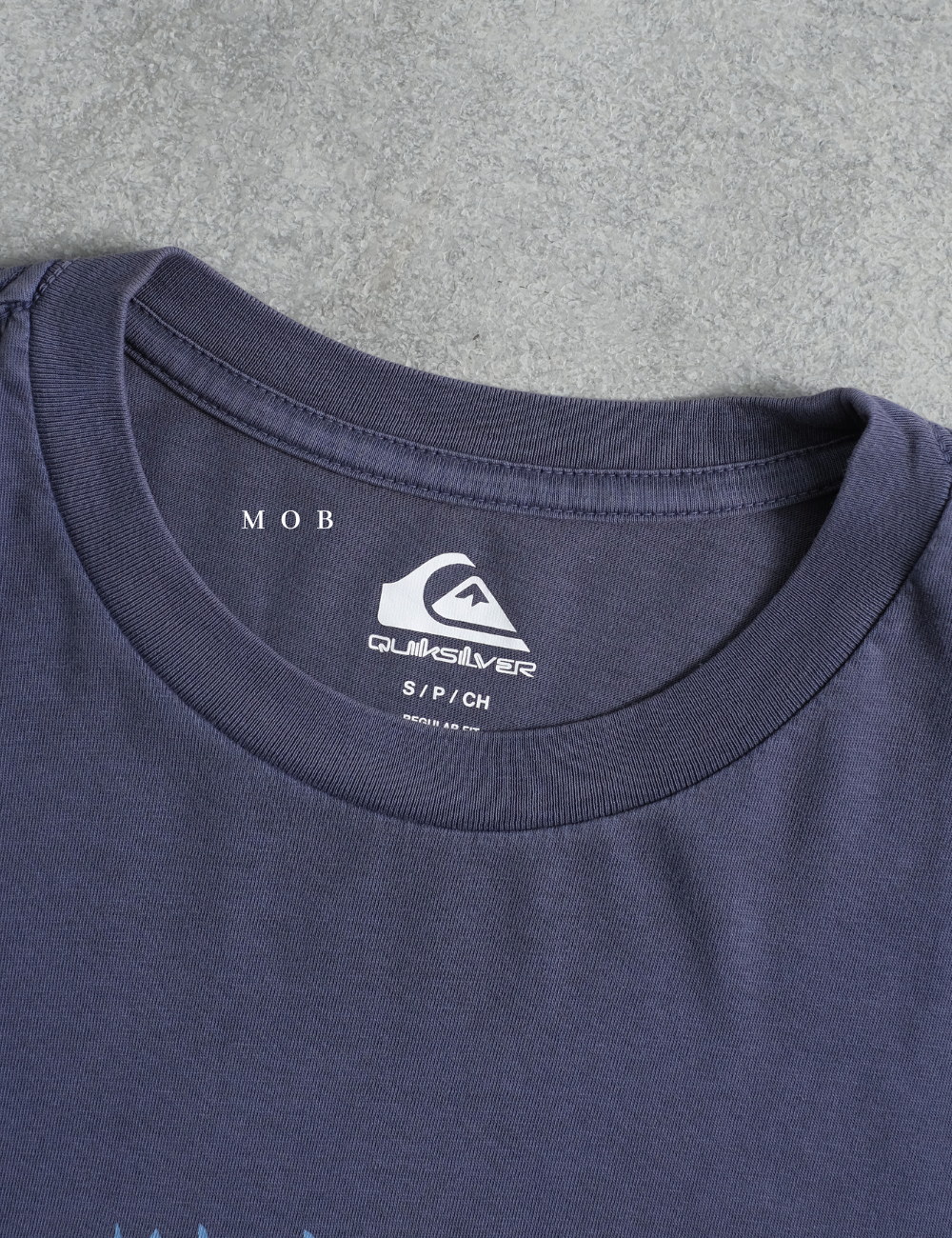 QSSST02001 Hibiscus Crown Blue SS Tee