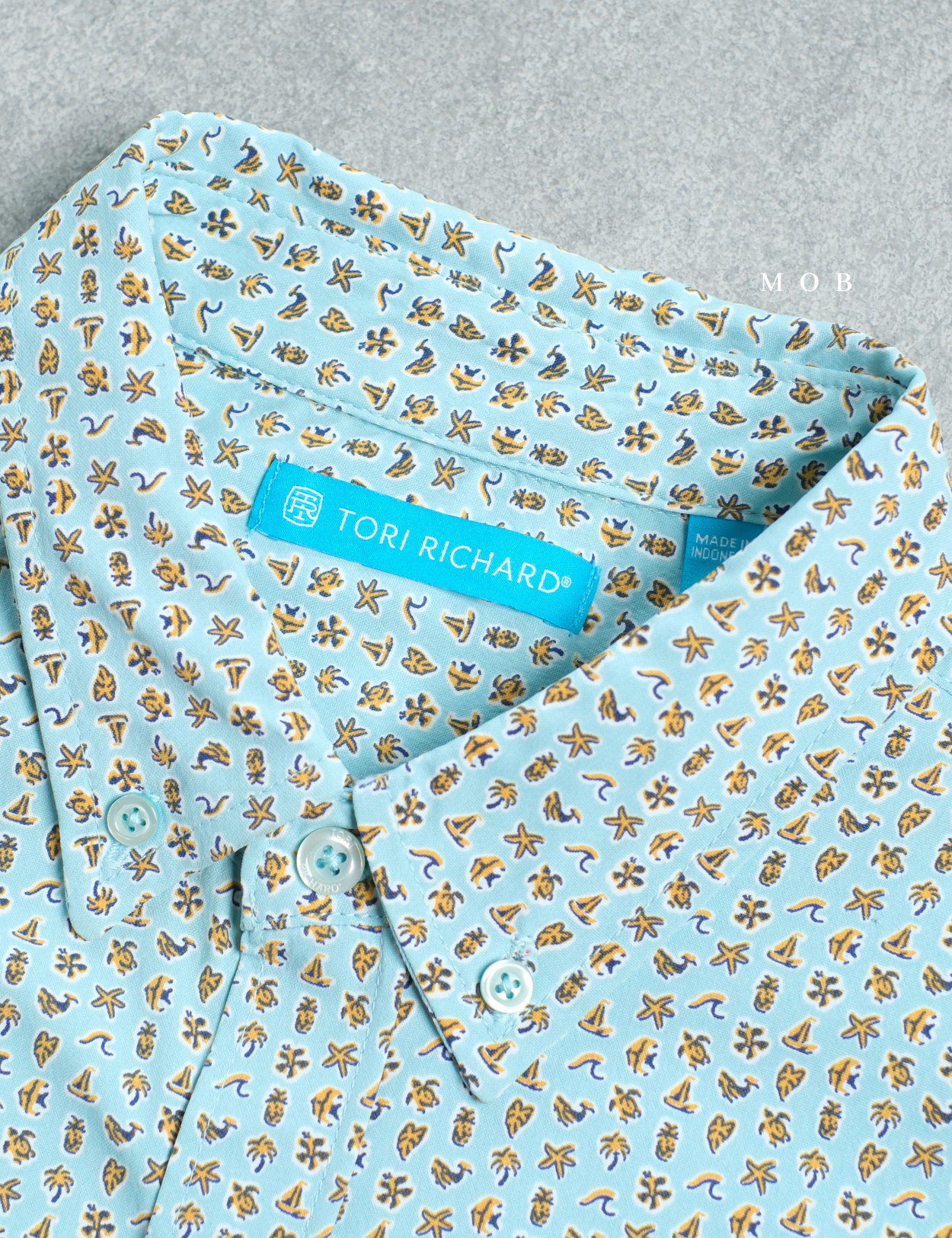 TORSSS01001B SS Shirt Celeste Blue Mix Ocean