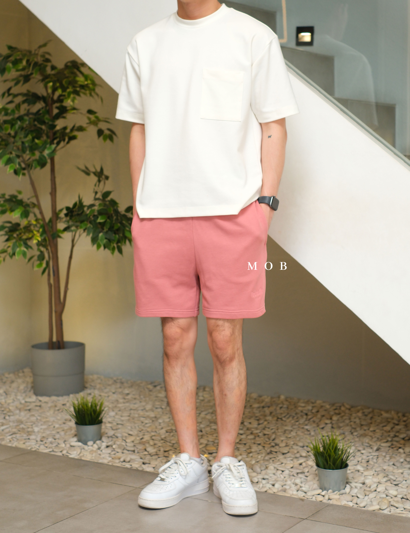 PTDSR01001A Basic Shorts Rouge