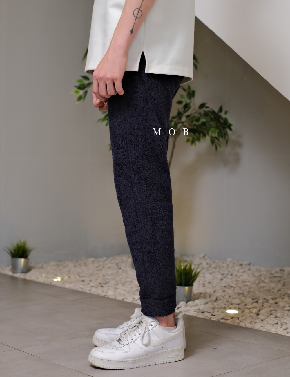 UNQJP04001 Easy Fluffy Pants Navy