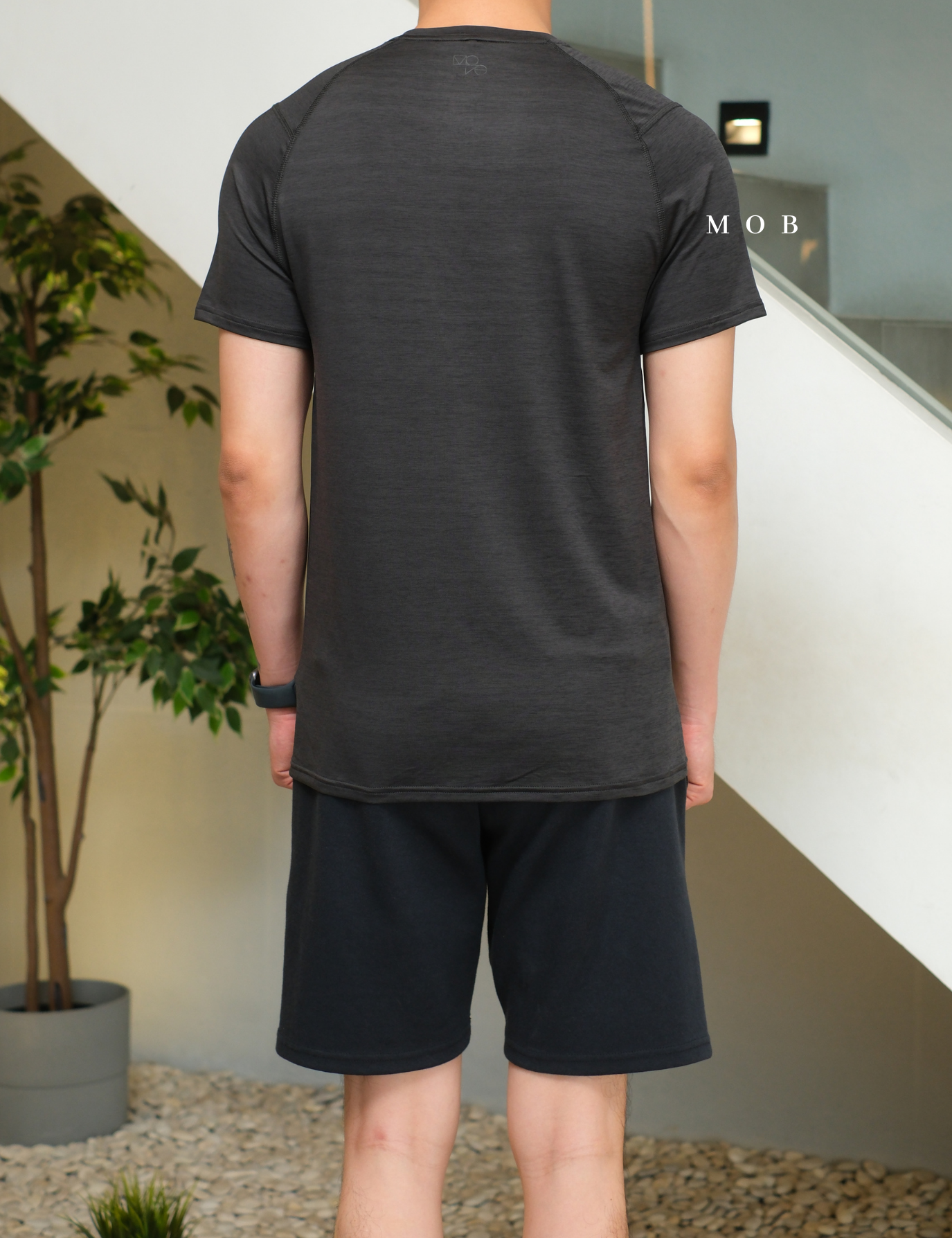 HMSST03002A DryMove SS Tee Dark Grey Misty