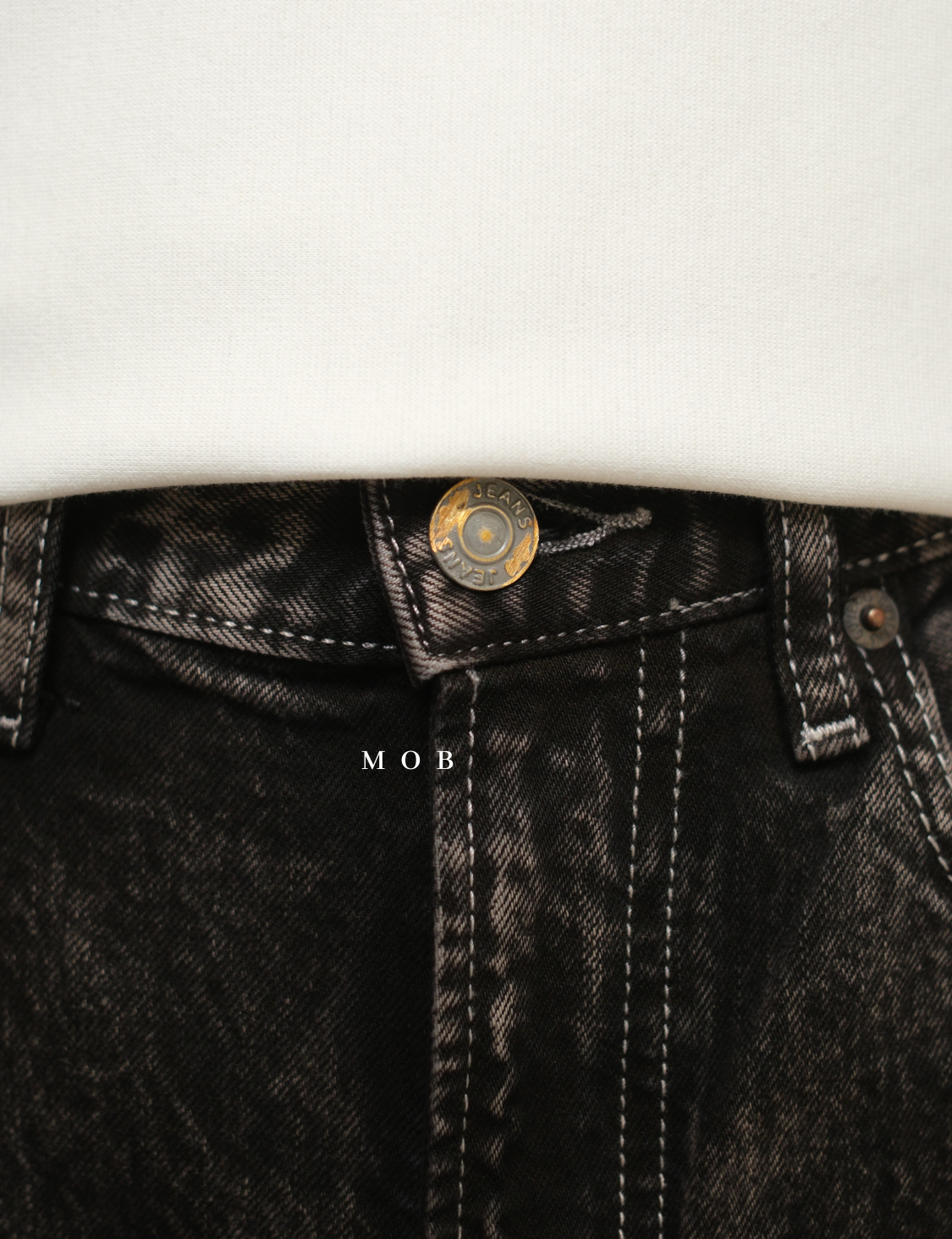 GUPT03002B Regular Jeans ACID Black