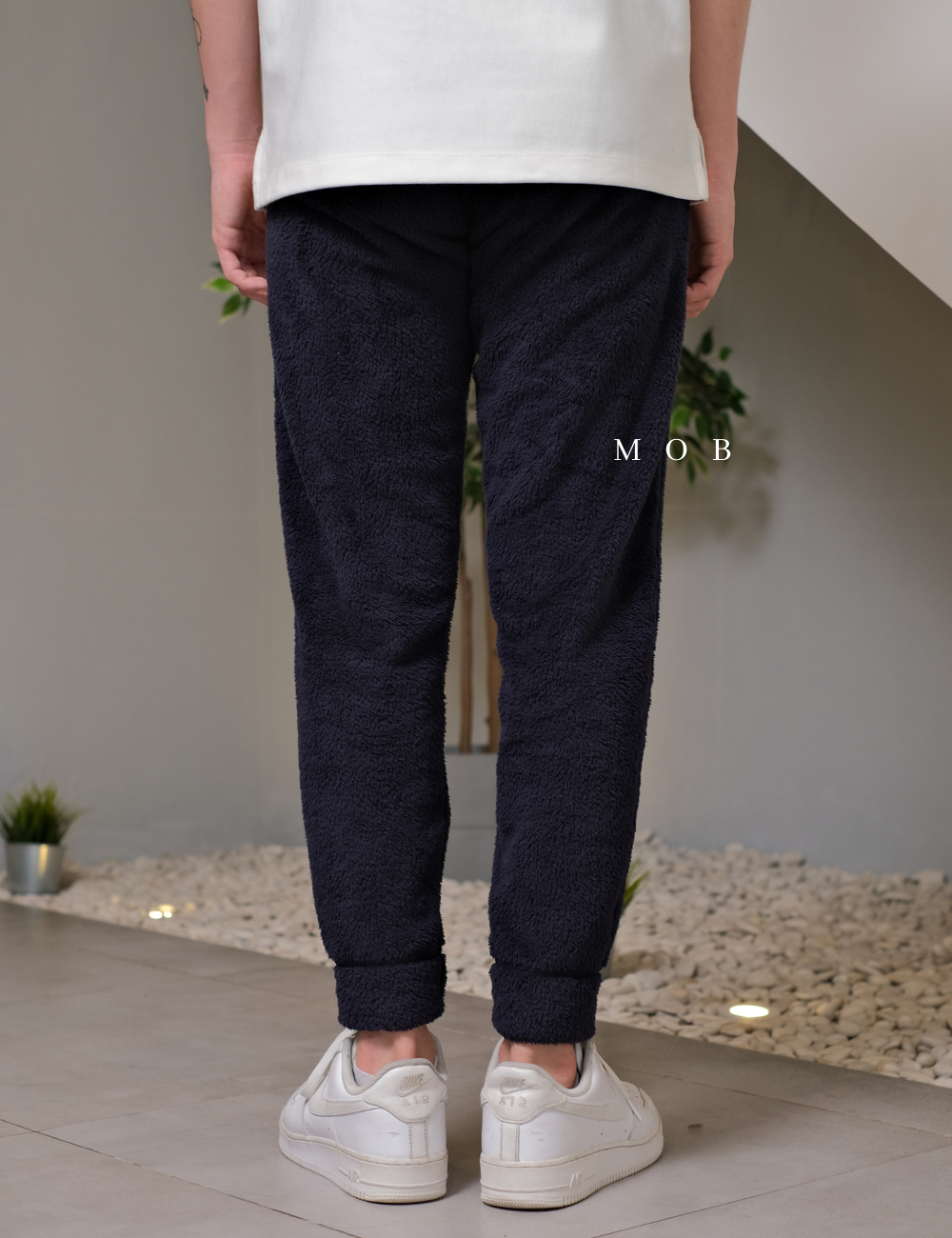 UNQJP04001 Easy Fluffy Pants Navy