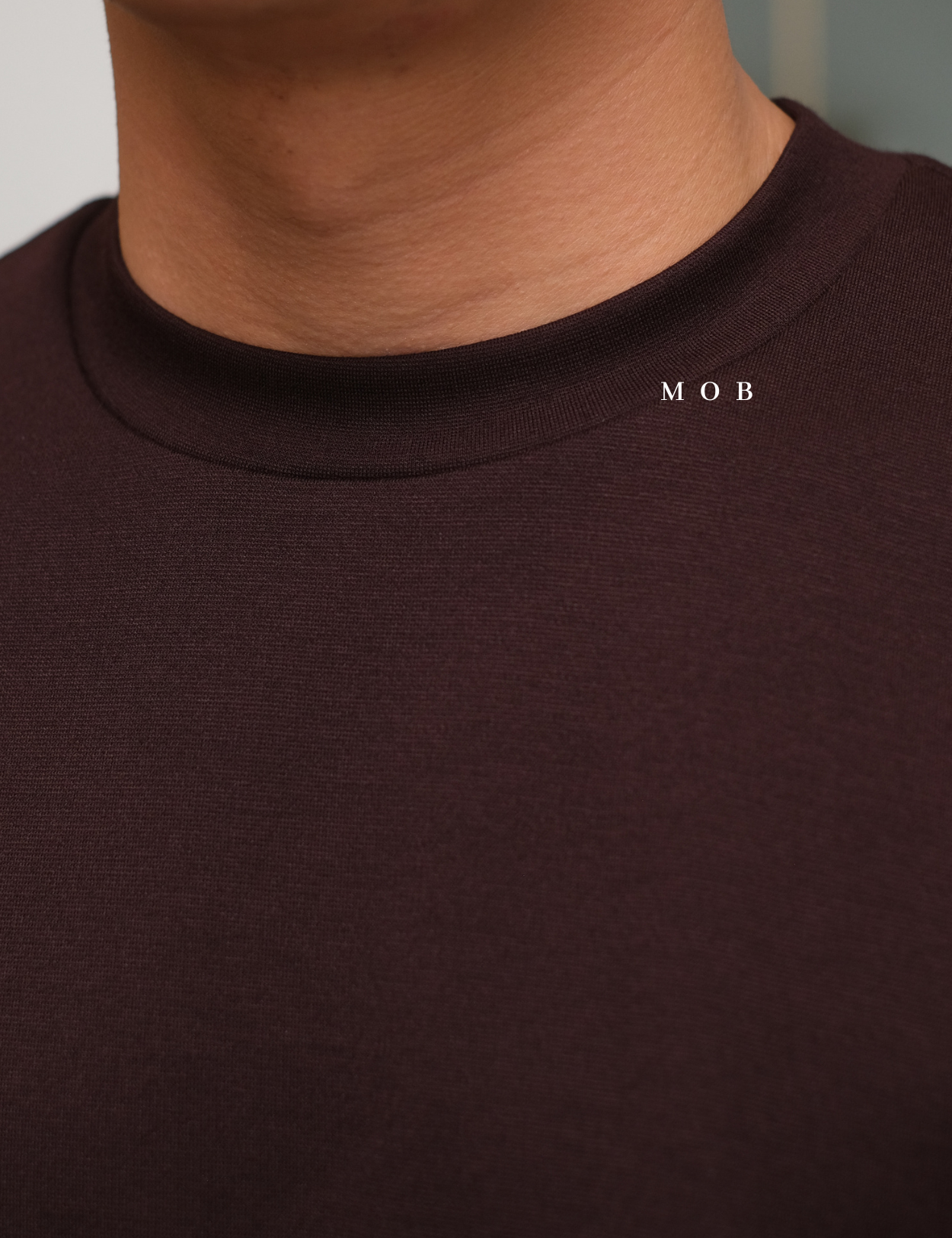 ARK01SST065 Structure Boxy Tee Wine