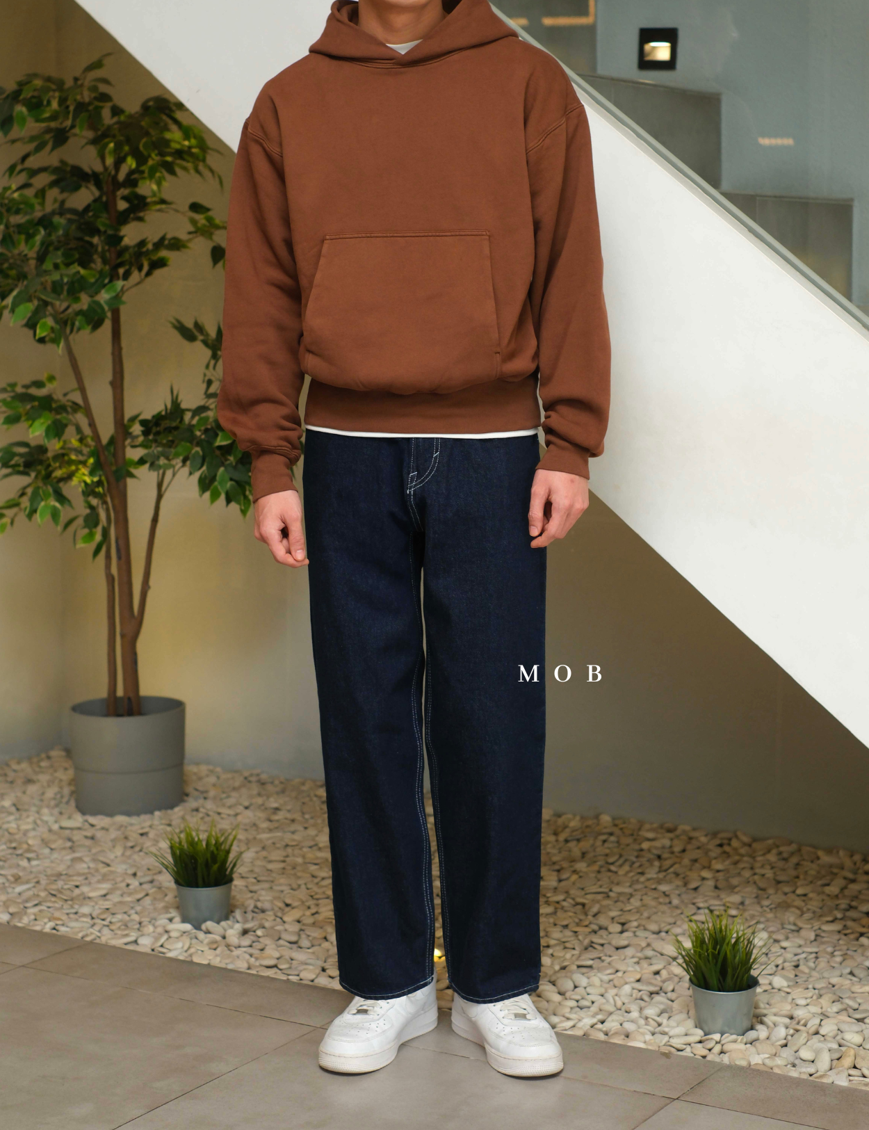HMPT11001 Loose Jeans Dark Indigo 