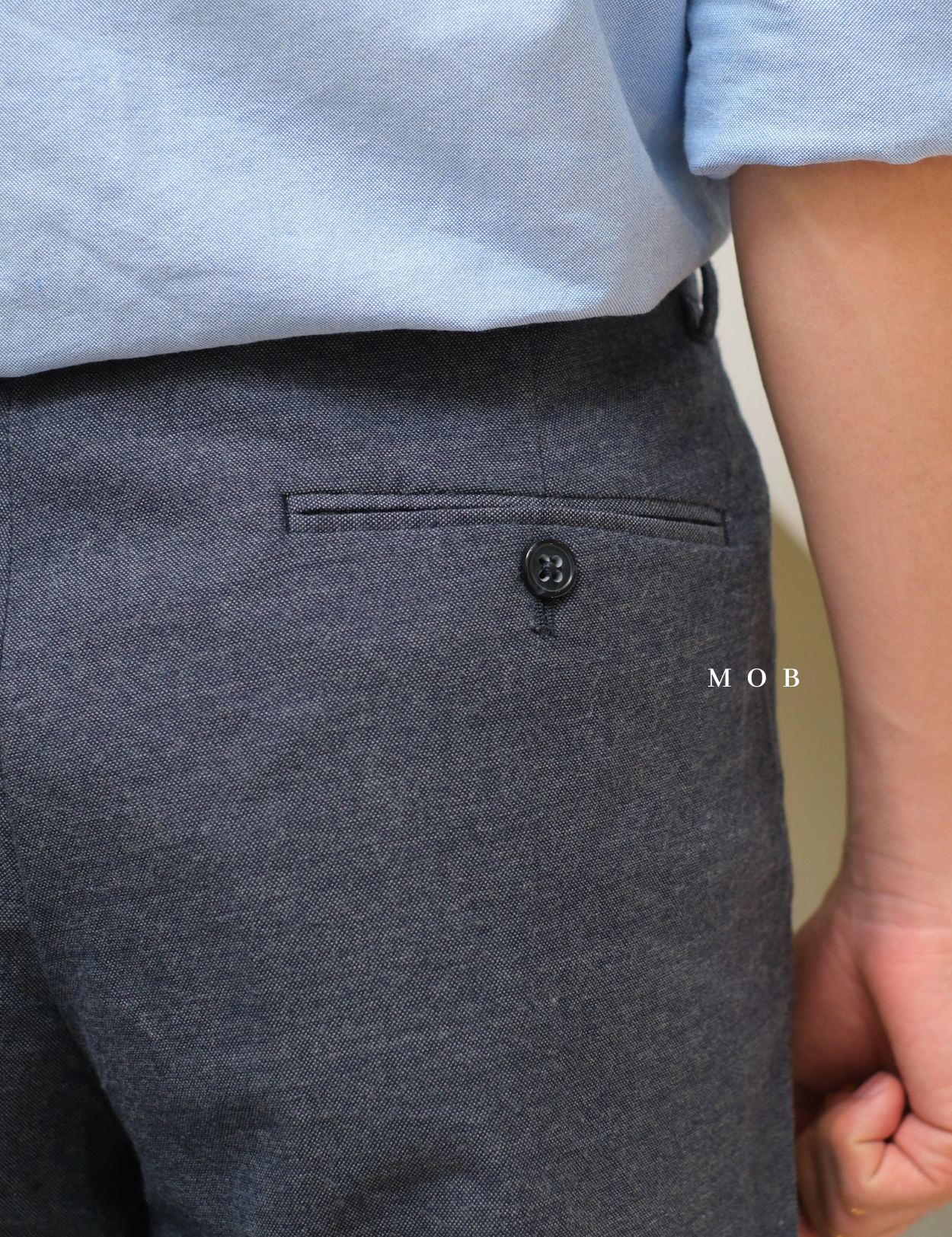 EXPT1702F Photographer Slim Pants Navy Misty