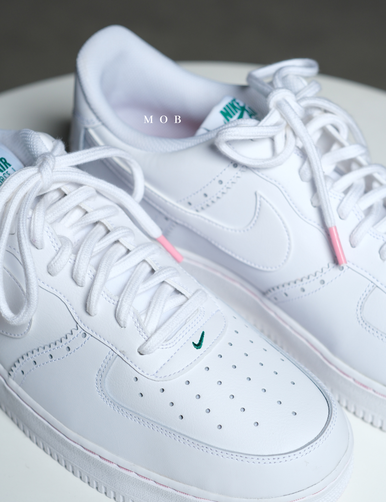 NKSSH03028 Air Force 1'07 LV8 Shoes White Soft Pink (46 ONLY)