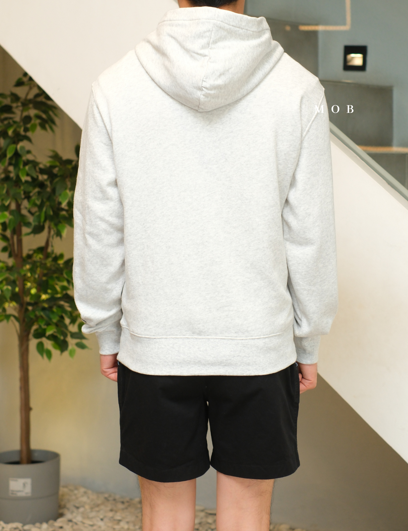 ONV01HDO003-001 Car Puerto Rico Pullover Hoodie Ivory White