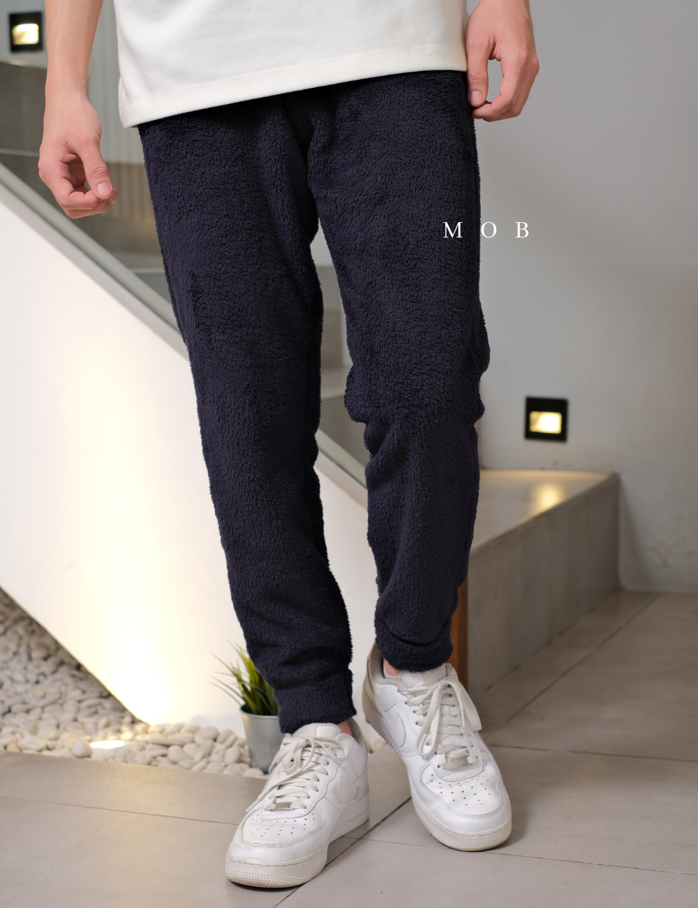 UNQJP04001 Easy Fluffy Pants Navy