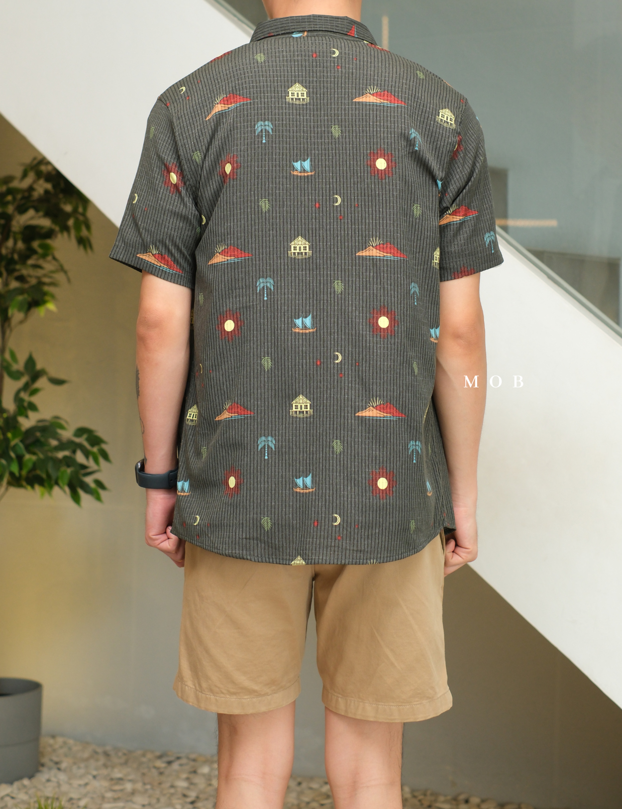 ROASSS01002 Bless Up SS Shirt Dark Military