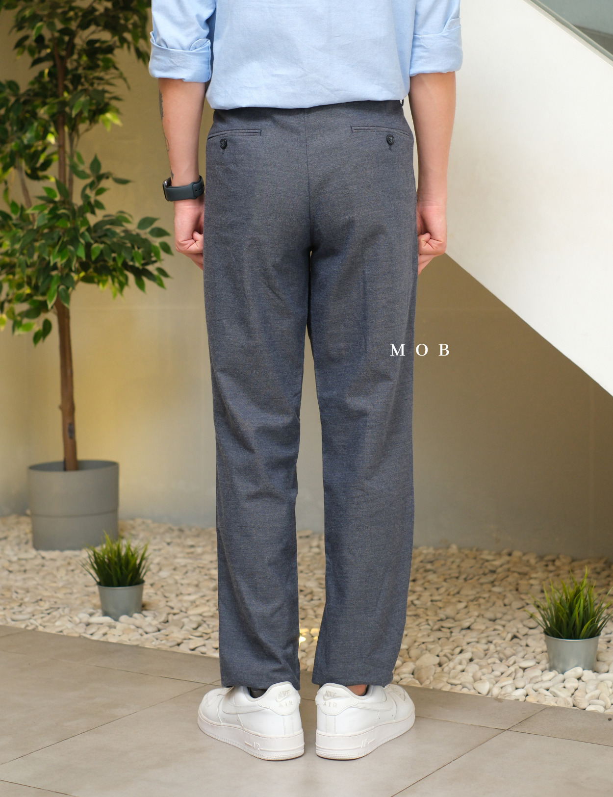 EXPT1702F Photographer Slim Pants Navy Misty
