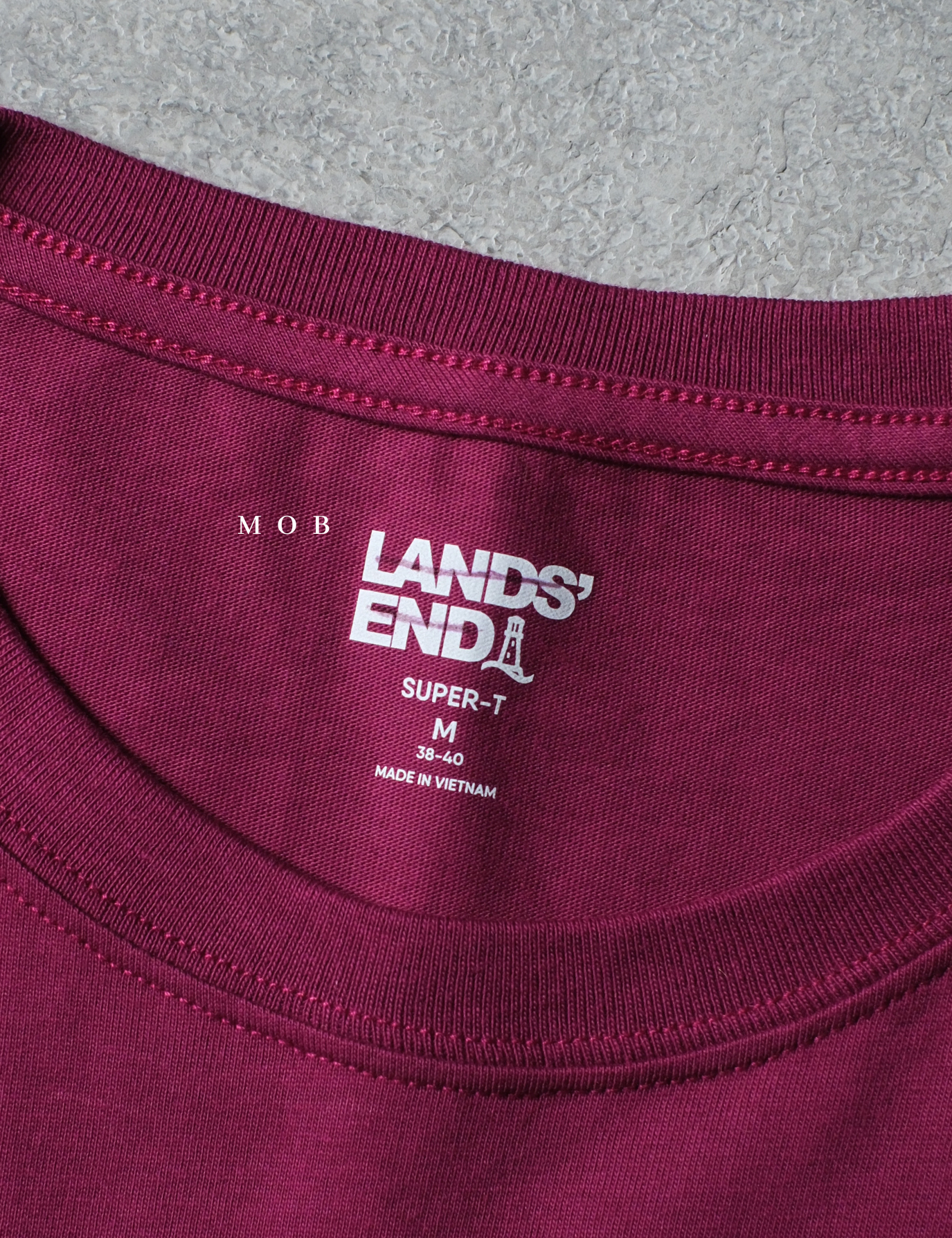 LESST01008 Basic Super SS T-Shirt Cranberry