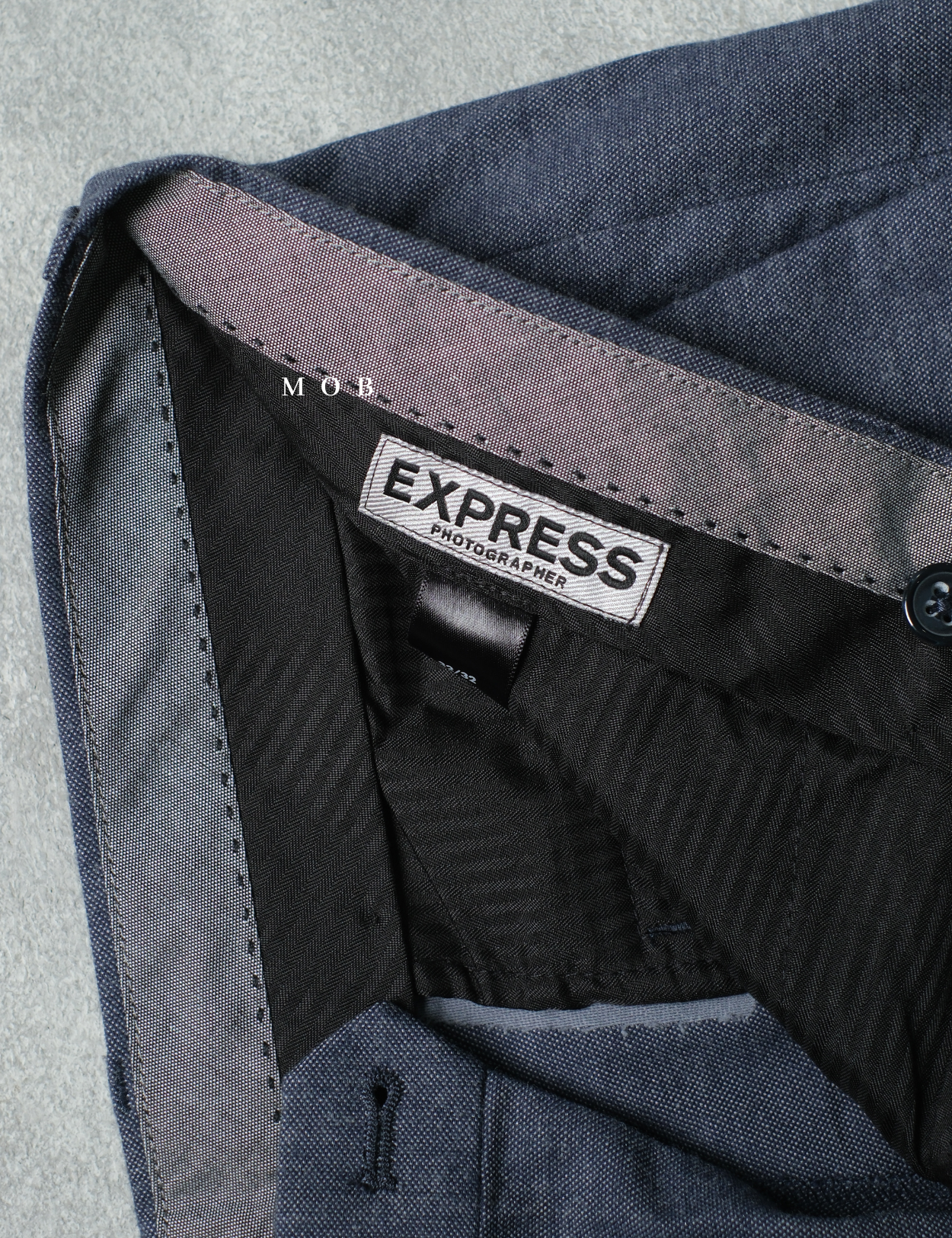 EXPT1702F Photographer Slim Pants Navy Misty