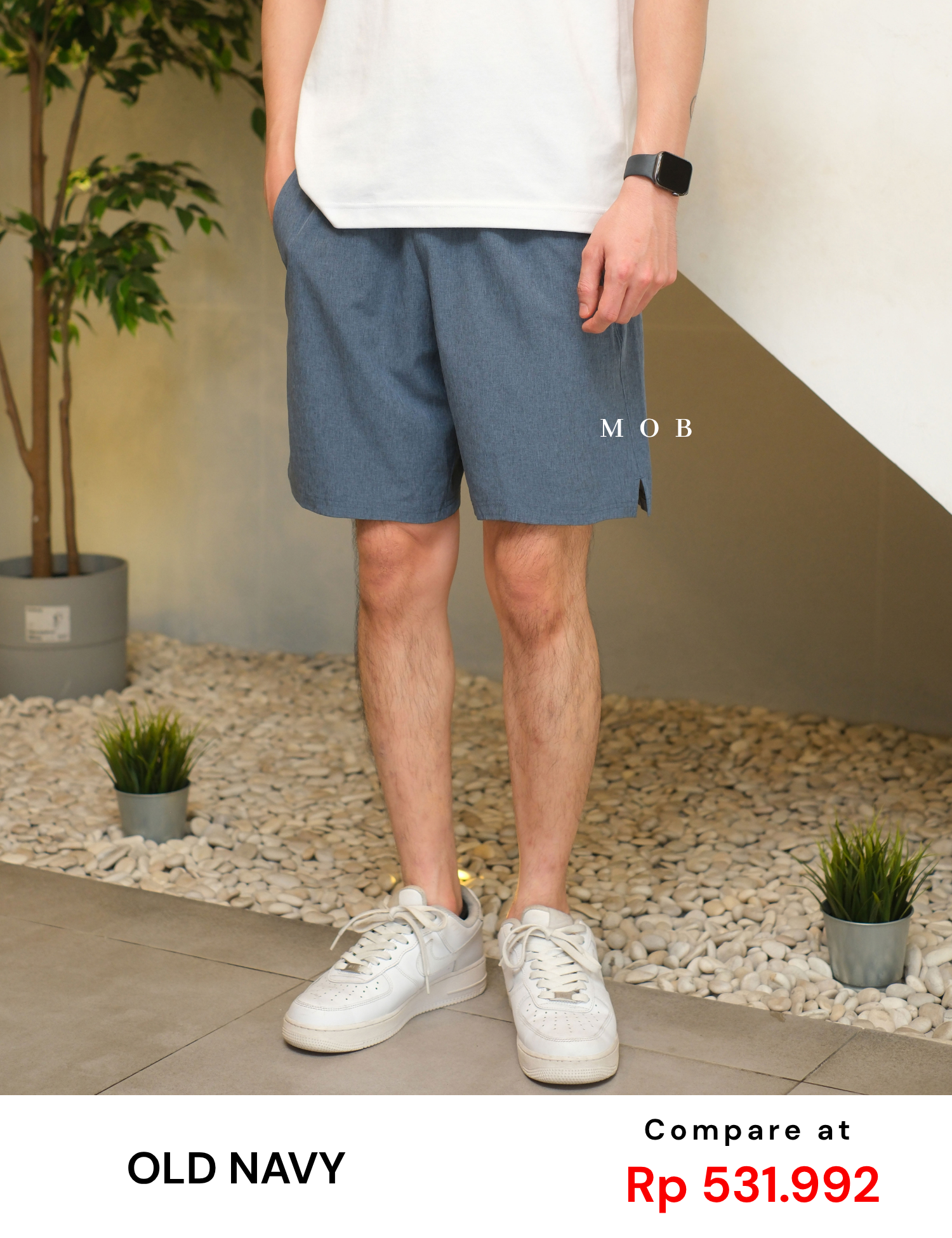 ONV02ASR001-006A Essential Woven Workout 9" Shorts Wintry Blue