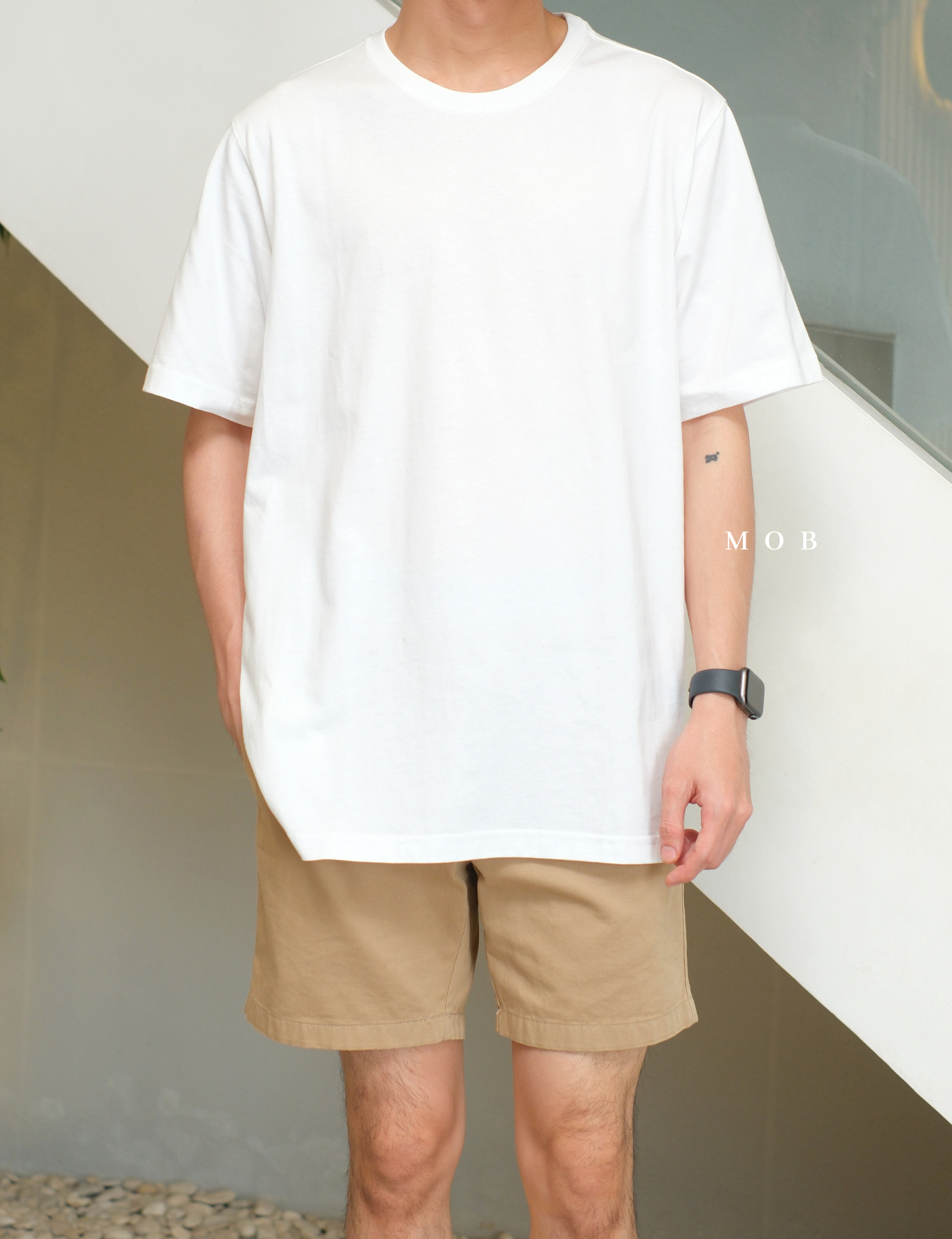 LESST01011 Basic Super SS T-Shirt White