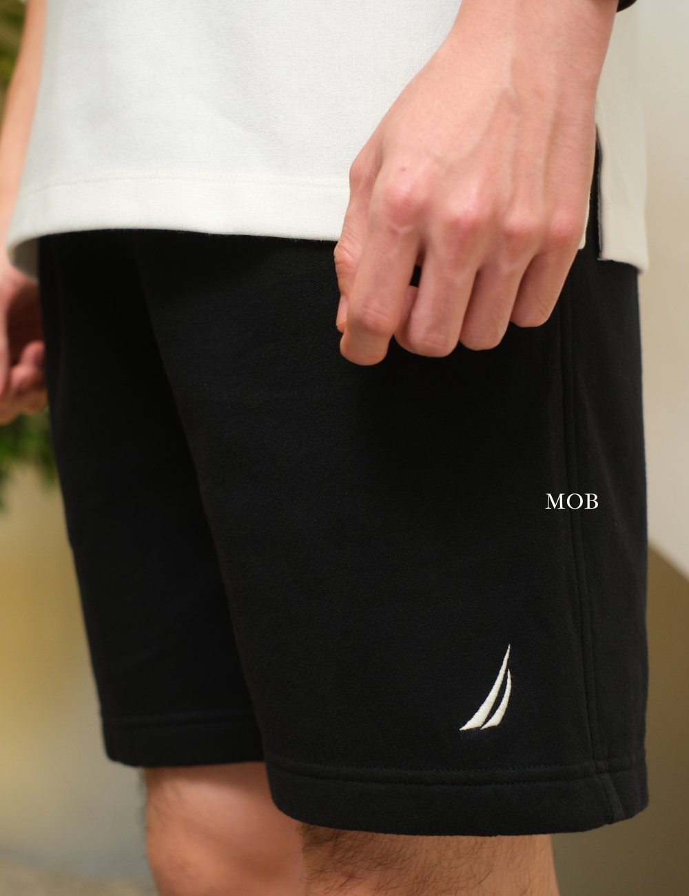 NTSR06002 9'' Soft Fleece Shorts Black