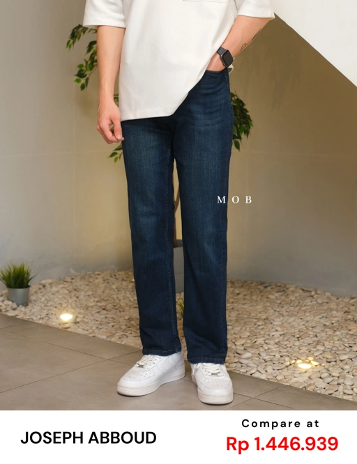 JAPT02002A STRAIGHT Luxe Jeans Navy