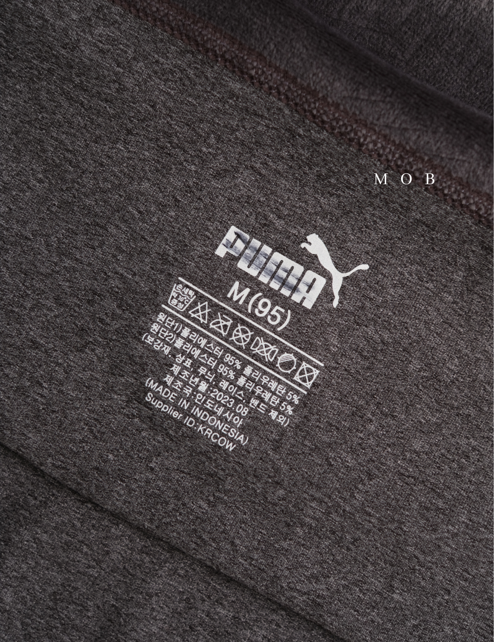 PMBL02001B Warmcell Baselayer Small Logo Grey Misty