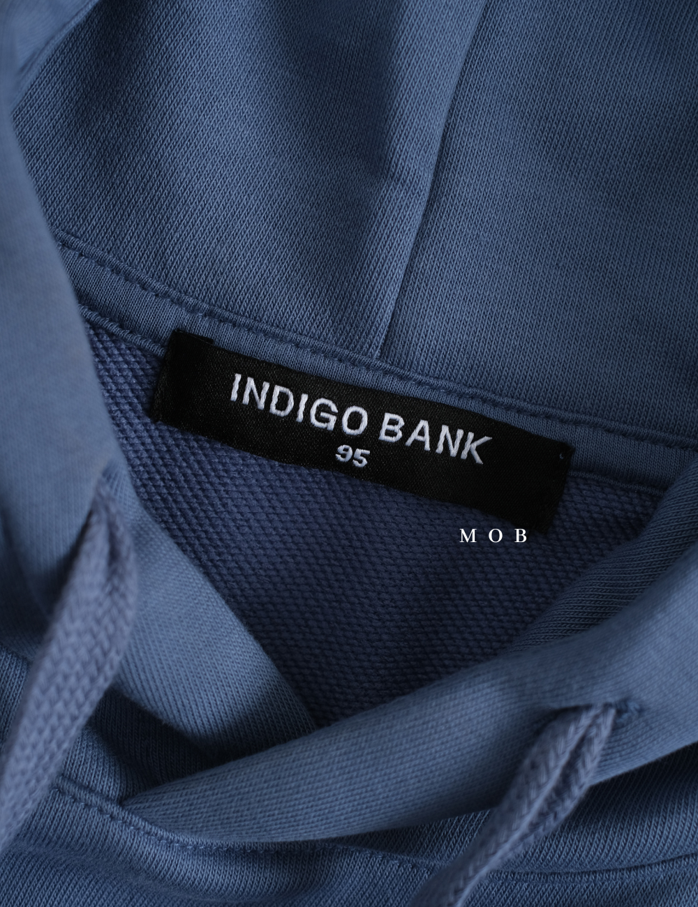 IBHOD01002 Lettering Pullover Hoodie Sky Blue