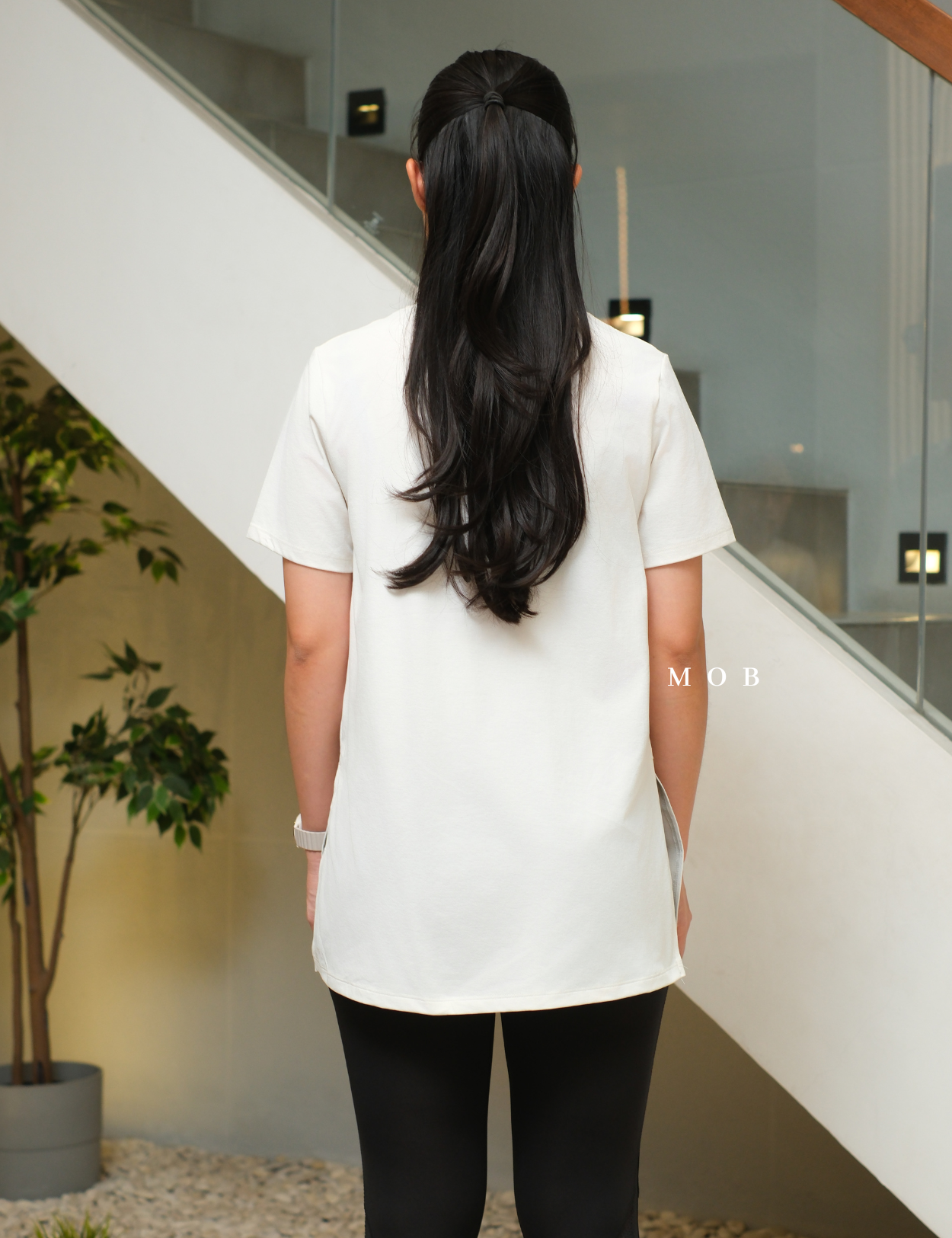 TOPSST03001B UV & Cooling Fit SS Tee White