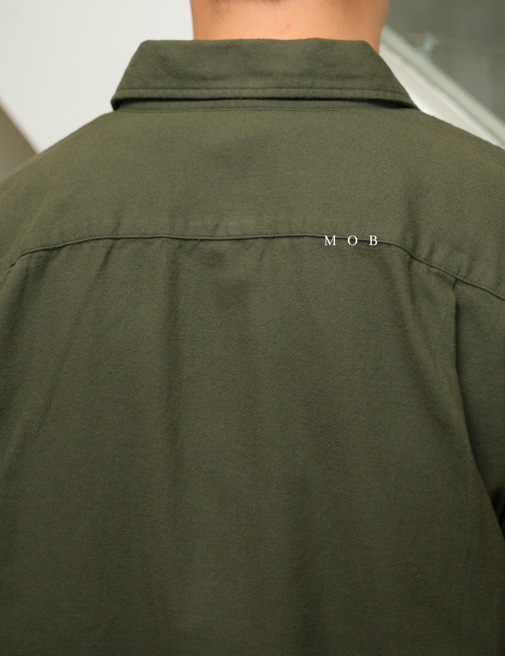 UNQLSS07007 Flannel LS Shirt Olive