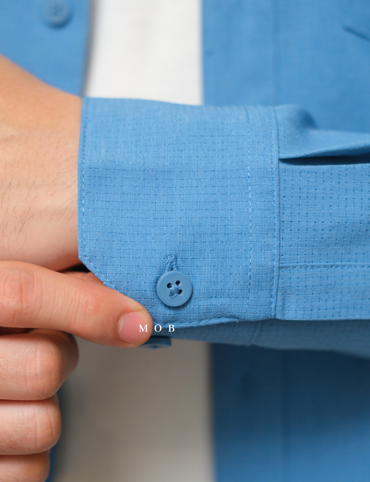 APTLSS01001E Slim Performance LS Shirt Blue