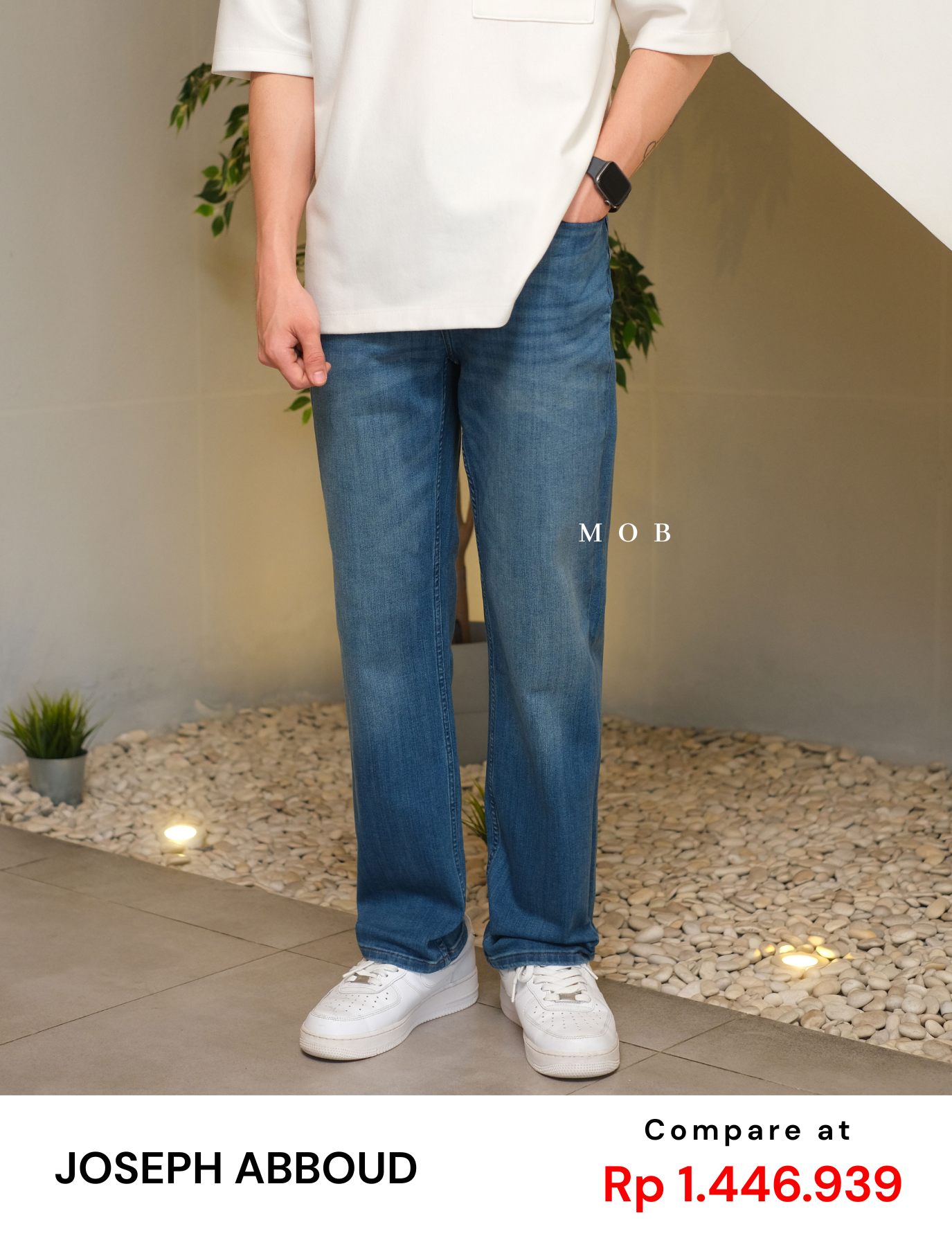 JAPT02002B STRAIGHT Luxe Jeans Light Blue