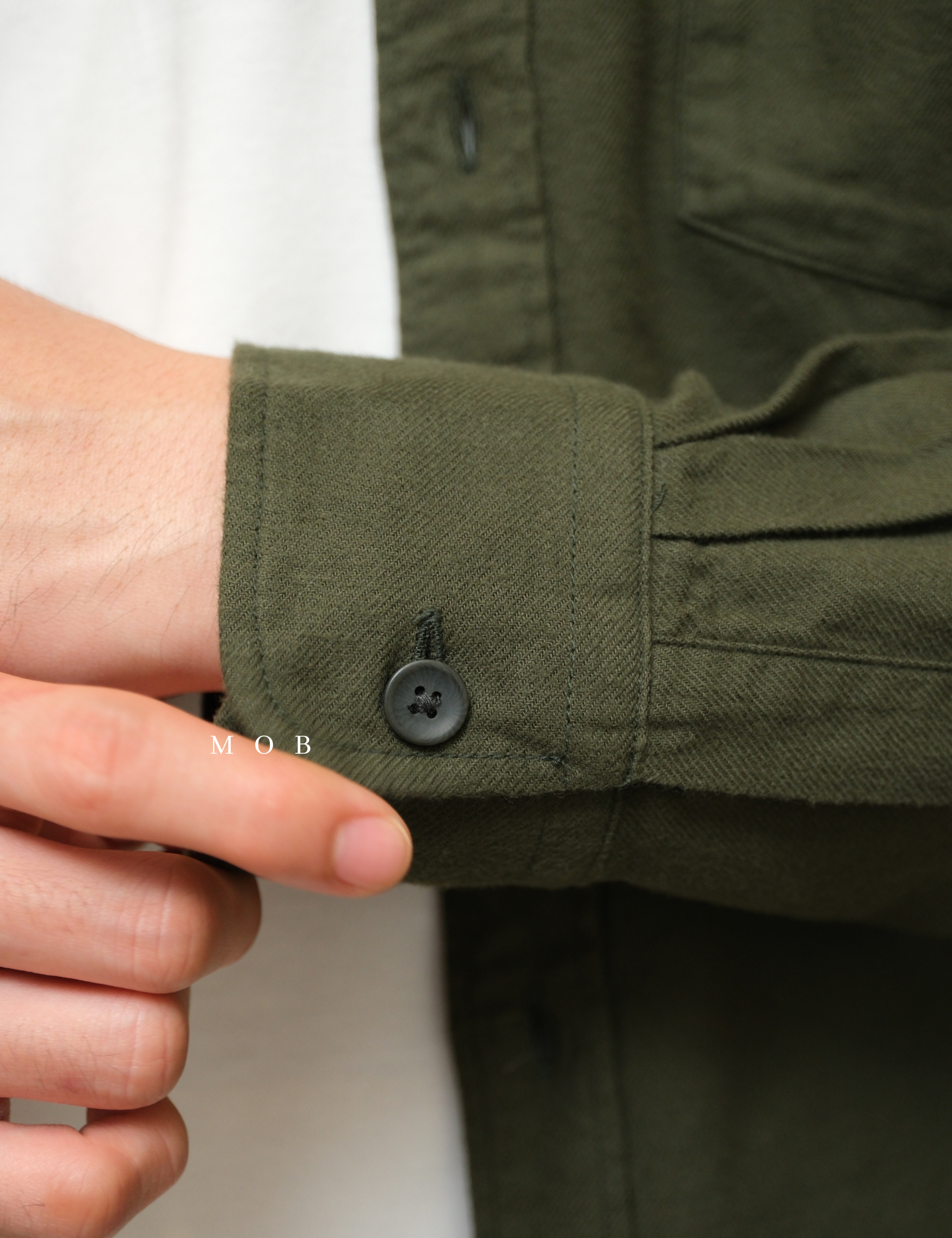 UNQLSS07007 Flannel LS Shirt Olive