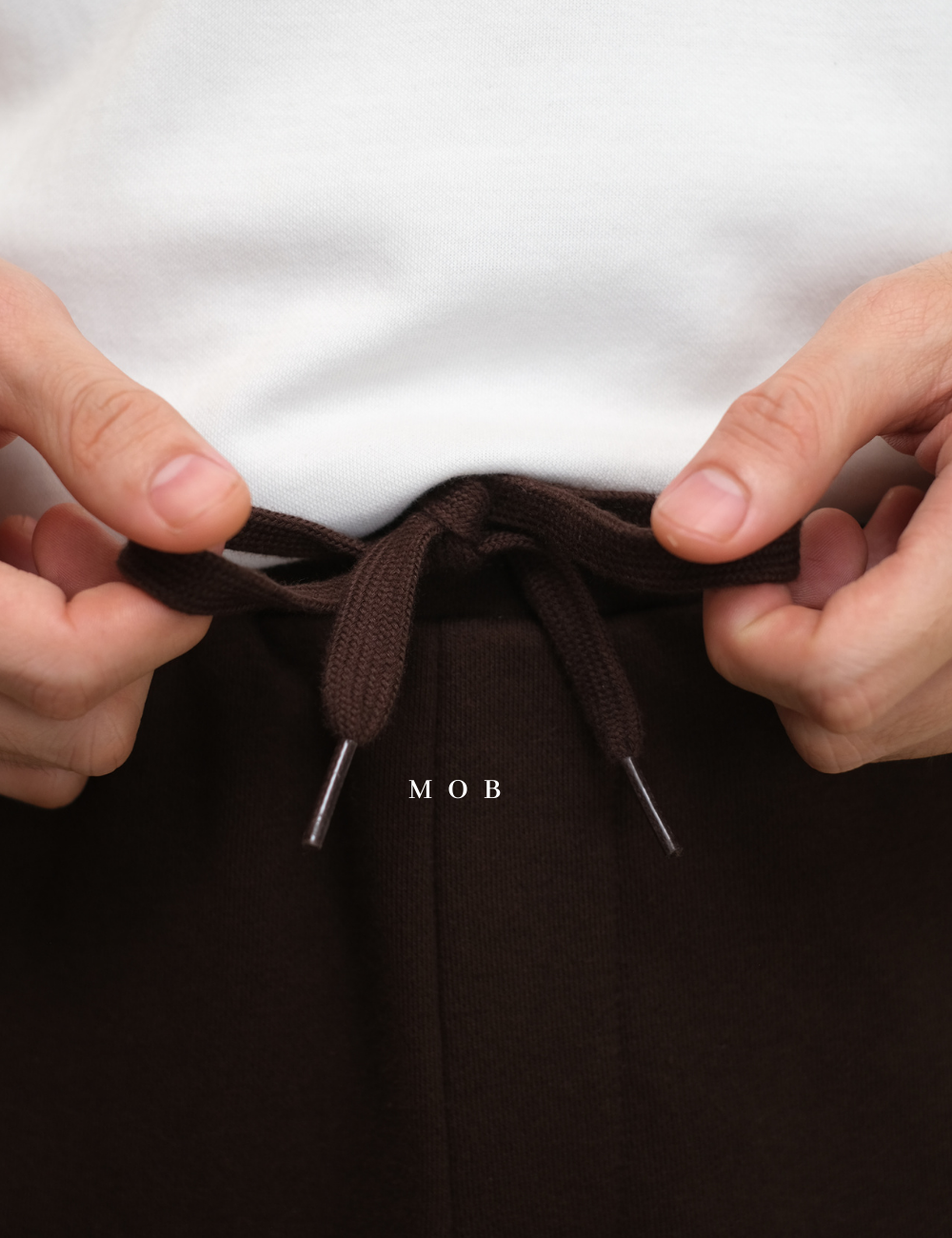 GUJP02001D Jogger Pants Dark Brown