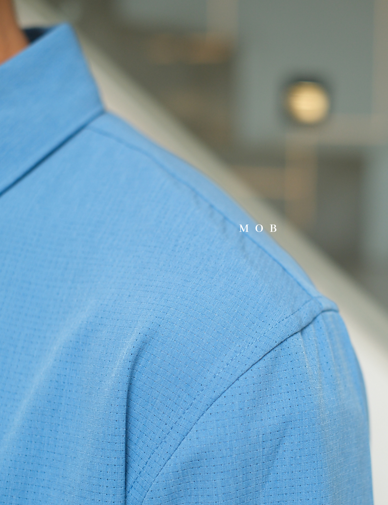 APTLSS01001E Slim Performance LS Shirt Blue