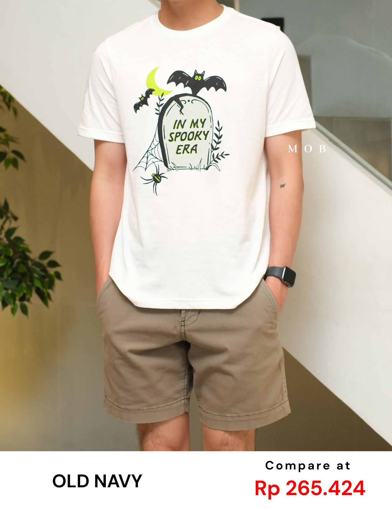 ONSST06002 In My Spooky Era (Grave) SS Tee White